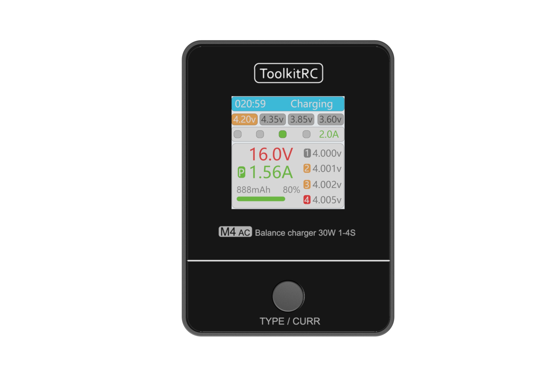 ToolkitRC M4AC 30W LiPO LiFE L - đánh giá và giá Drone Racing Charger